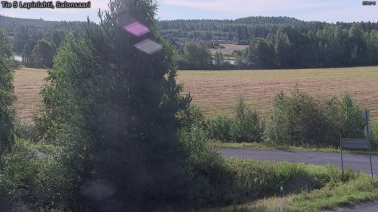 Weather Camera Image Väg 5 Lapinlax, Salonsaari, Lapinlahti, Pohjois-Savo
