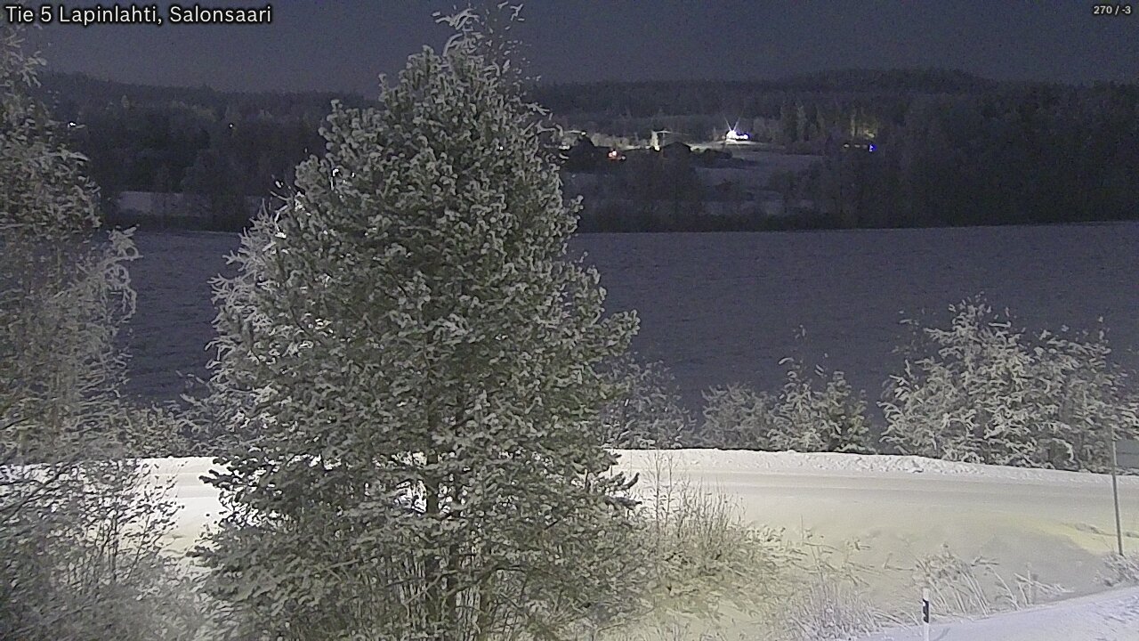 Weather Camera Image Road 5 Lapinlahti, Salonsaari, Lapinlahti, Pohjois-Savo