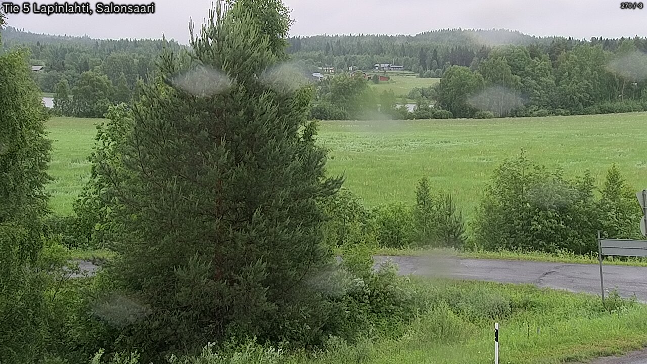 Weather Camera Image Road 5 Lapinlahti, Salonsaari, Lapinlahti, Pohjois-Savo