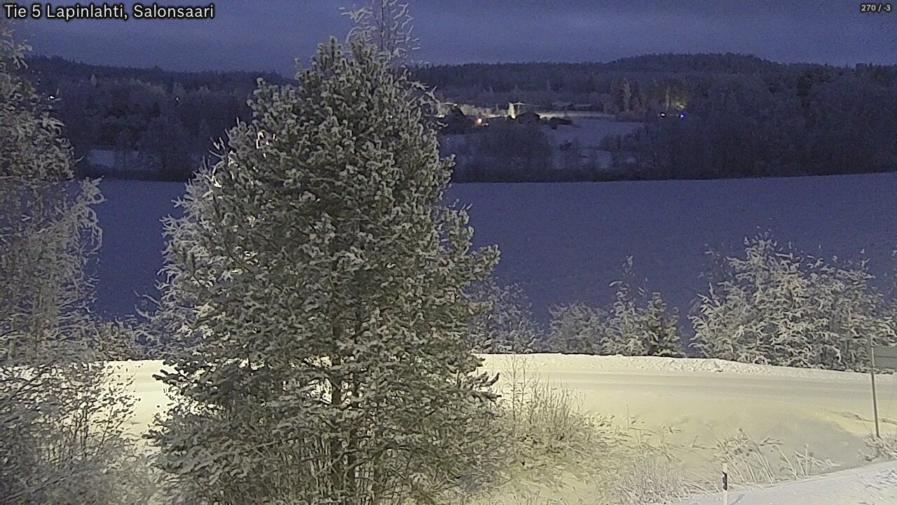 Weather Camera Image Road 5 Lapinlahti, Salonsaari, Lapinlahti, Pohjois-Savo