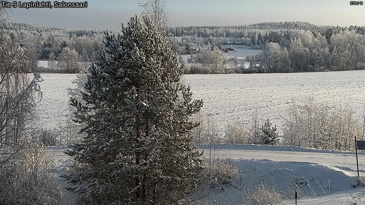 Weather Camera Image Road 5 Lapinlahti, Salonsaari, Lapinlahti, Pohjois-Savo