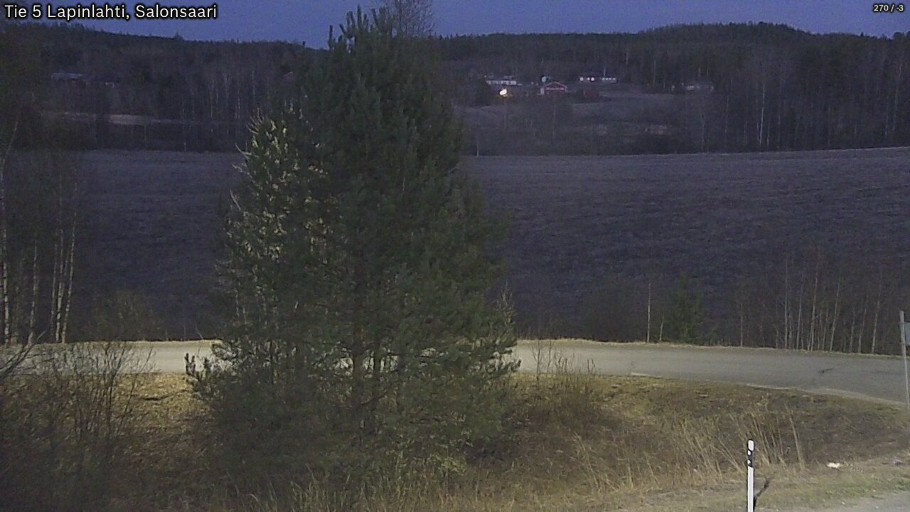 Weather Camera Image Väg 5 Lapinlax, Salonsaari, Lapinlahti, Pohjois-Savo