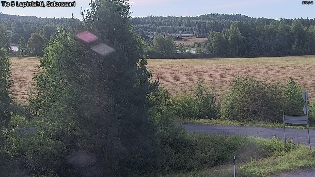 Weather Camera Image Road 5 Lapinlahti, Salonsaari, Lapinlahti, Pohjois-Savo
