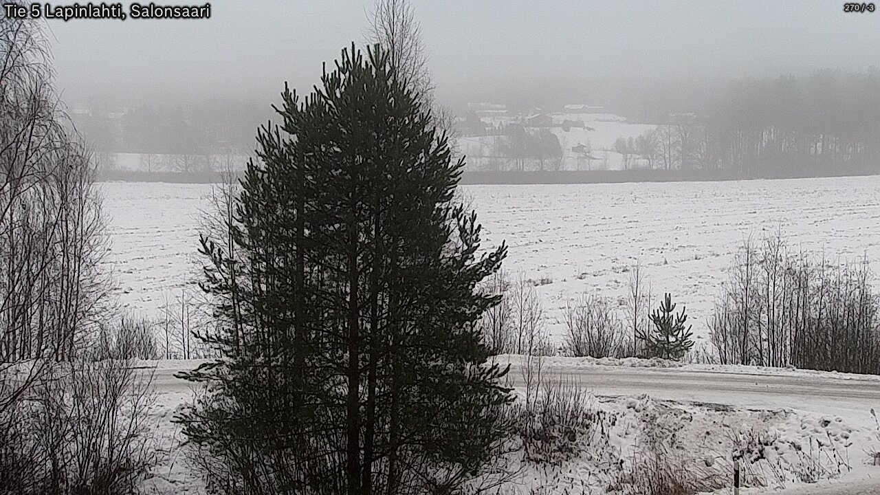 Weather Camera Image Road 5 Lapinlahti, Salonsaari, Lapinlahti, Pohjois-Savo