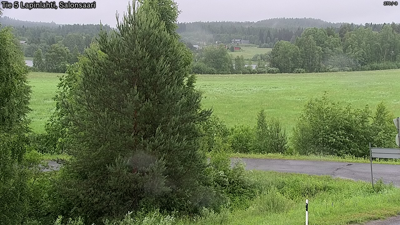 Weather Camera Image Road 5 Lapinlahti, Salonsaari, Lapinlahti, Pohjois-Savo