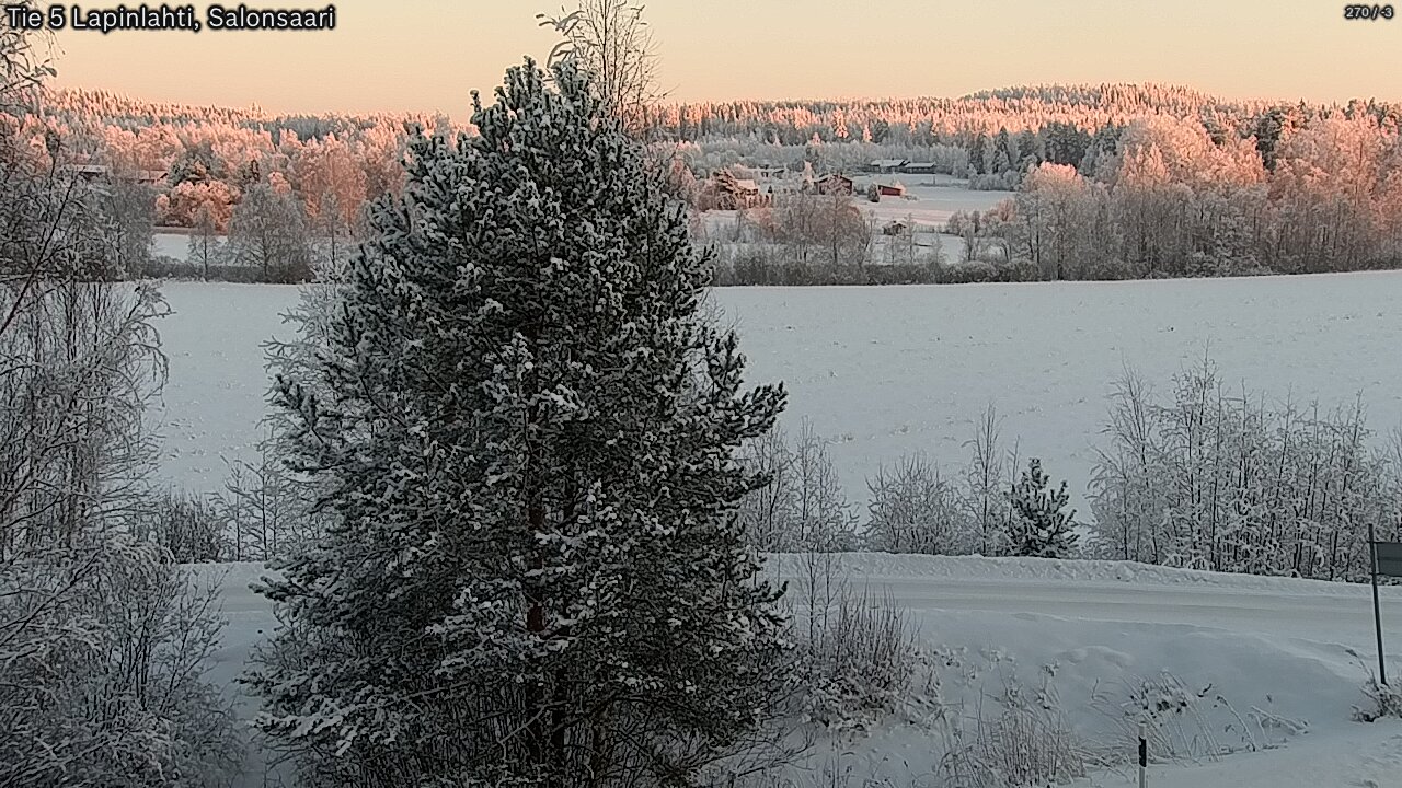 Weather Camera Image Road 5 Lapinlahti, Salonsaari, Lapinlahti, Pohjois-Savo