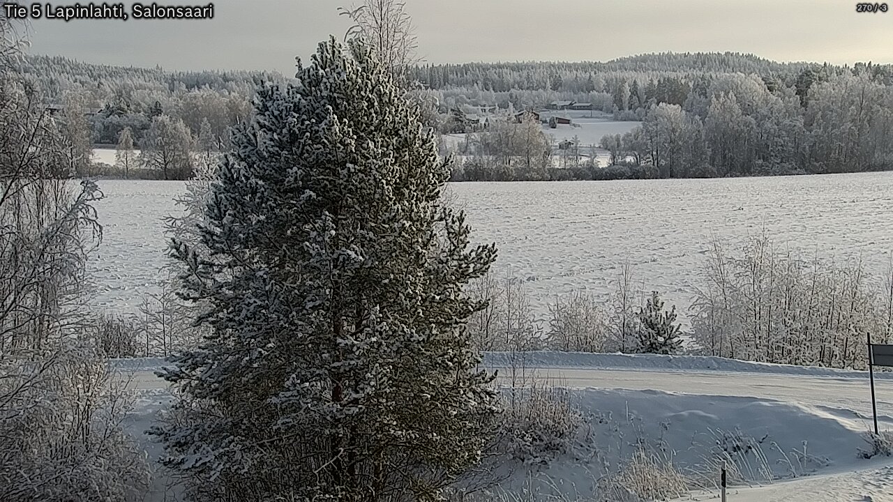 Weather Camera Image Road 5 Lapinlahti, Salonsaari, Lapinlahti, Pohjois-Savo