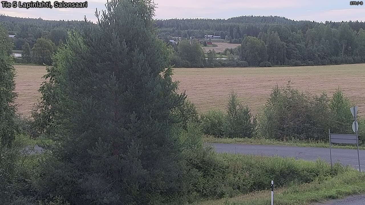 Weather Camera Image Väg 5 Lapinlax, Salonsaari, Lapinlahti, Pohjois-Savo