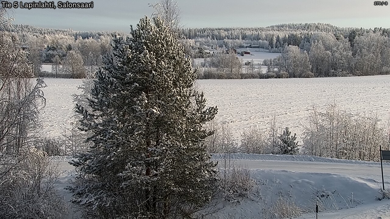 Weather Camera Image Road 5 Lapinlahti, Salonsaari, Lapinlahti, Pohjois-Savo