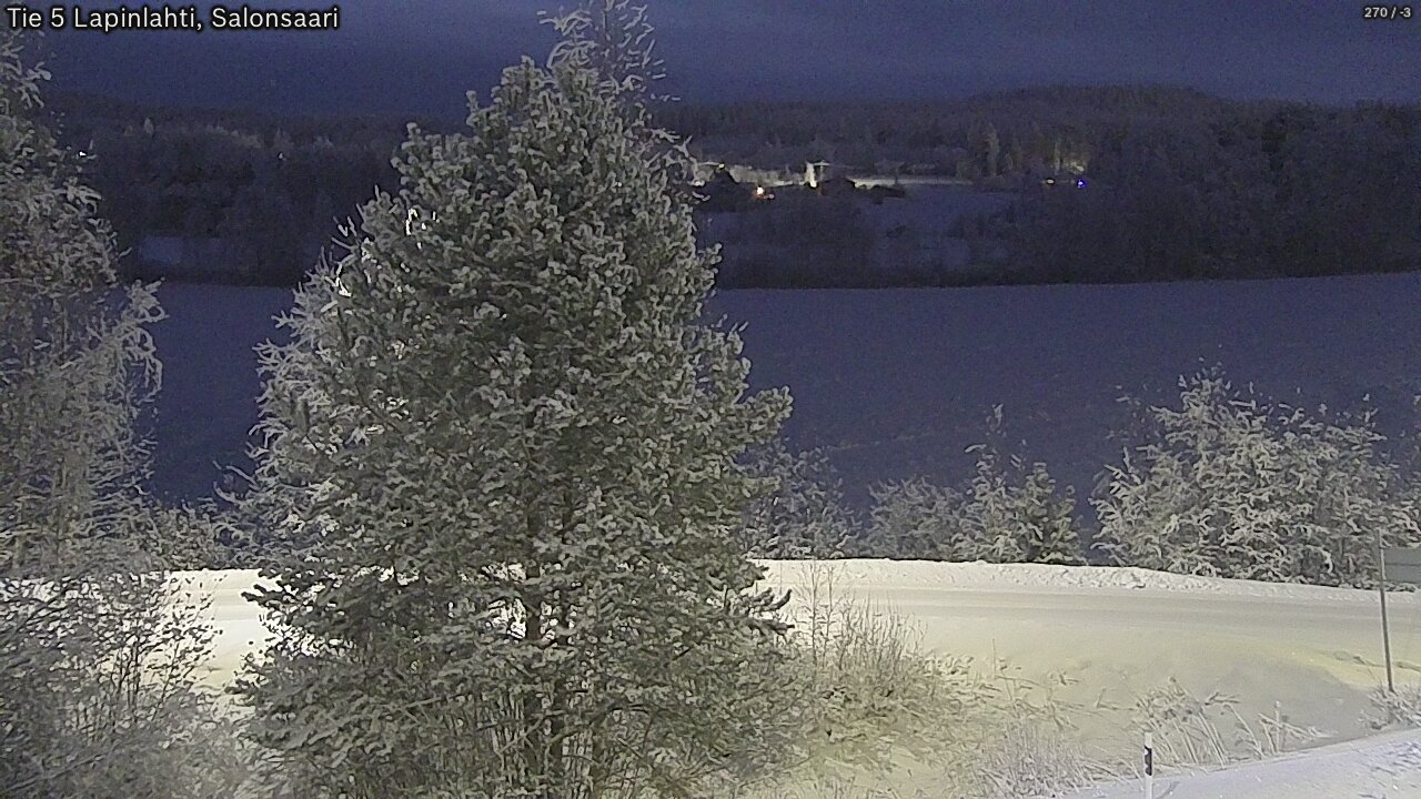 Weather Camera Image Road 5 Lapinlahti, Salonsaari, Lapinlahti, Pohjois-Savo