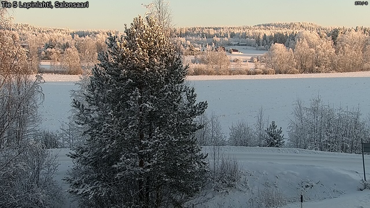 Weather Camera Image Road 5 Lapinlahti, Salonsaari, Lapinlahti, Pohjois-Savo