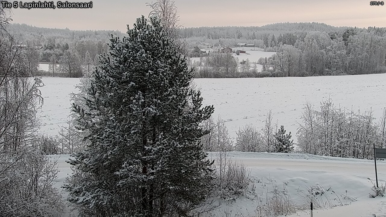 Weather Camera Image Road 5 Lapinlahti, Salonsaari, Lapinlahti, Pohjois-Savo