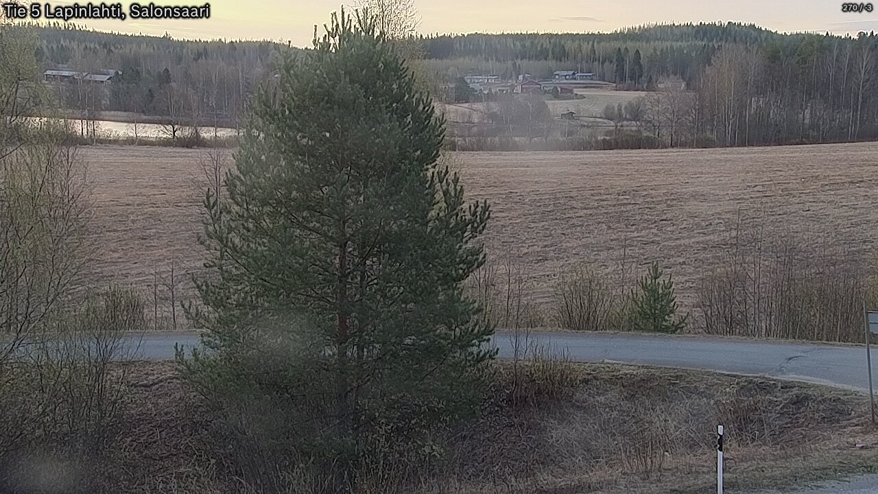 Weather Camera Image Road 5 Lapinlahti, Salonsaari, Lapinlahti, Pohjois-Savo