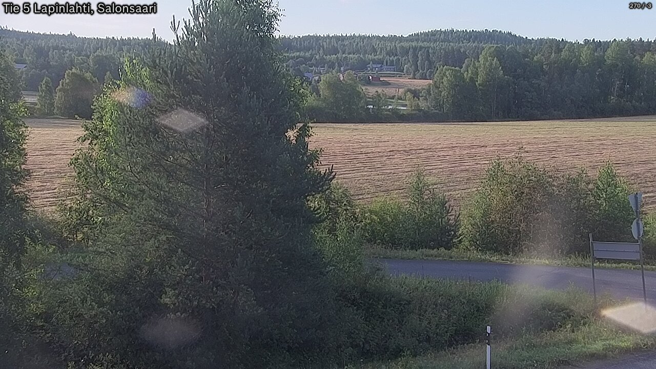 Weather Camera Image Road 5 Lapinlahti, Salonsaari, Lapinlahti, Pohjois-Savo
