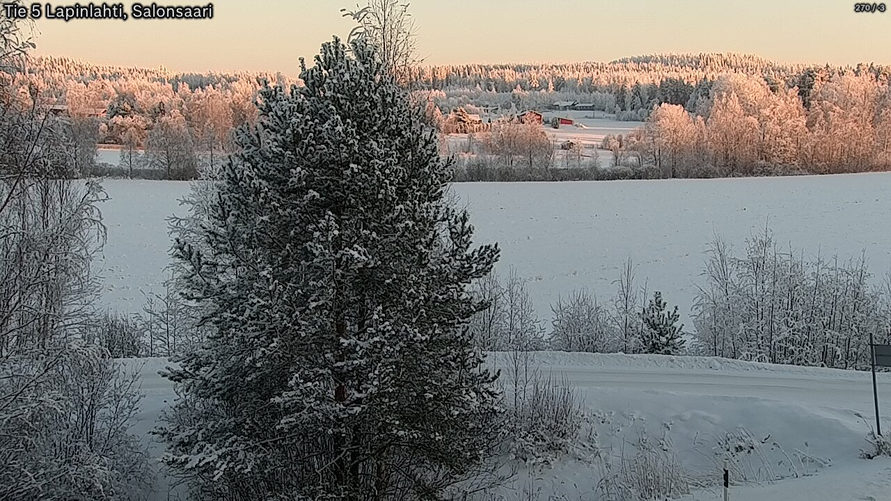 Weather Camera Image Road 5 Lapinlahti, Salonsaari, Lapinlahti, Pohjois-Savo