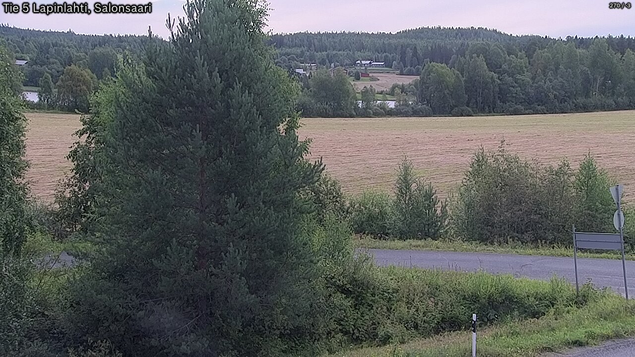 Weather Camera Image Väg 5 Lapinlax, Salonsaari, Lapinlahti, Pohjois-Savo