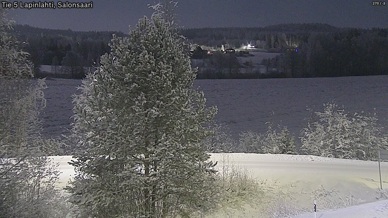 Weather Camera Image Road 5 Lapinlahti, Salonsaari, Lapinlahti, Pohjois-Savo