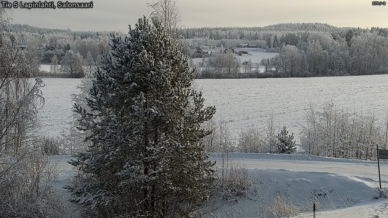 Weather Camera Image Road 5 Lapinlahti, Salonsaari, Lapinlahti, Pohjois-Savo