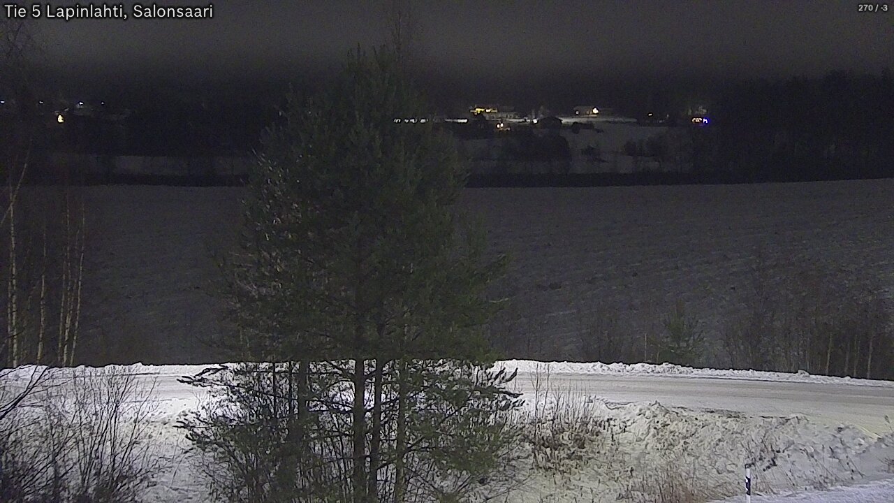 Weather Camera Image Väg 5 Lapinlax, Salonsaari, Lapinlahti, Pohjois-Savo
