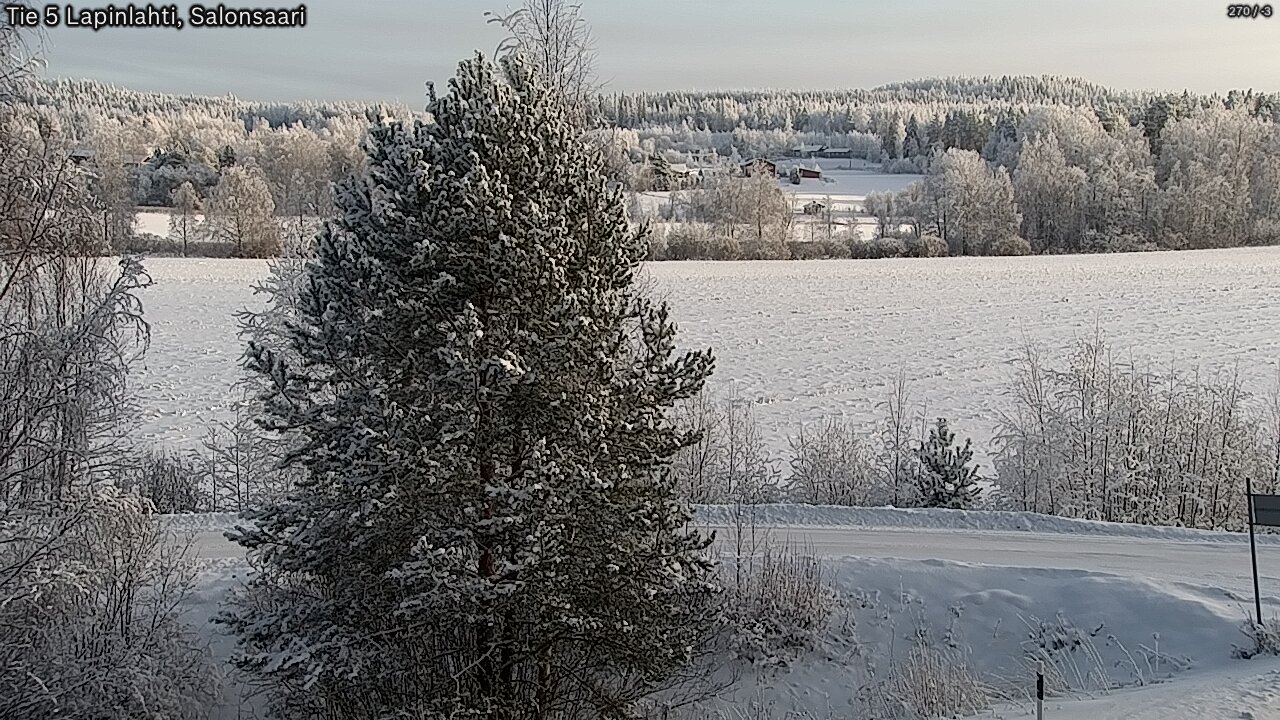 Weather Camera Image Road 5 Lapinlahti, Salonsaari, Lapinlahti, Pohjois-Savo