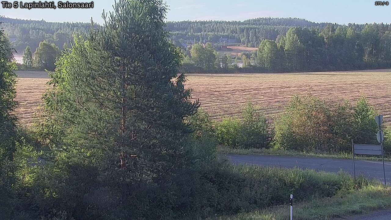 Weather Camera Image Road 5 Lapinlahti, Salonsaari, Lapinlahti, Pohjois-Savo