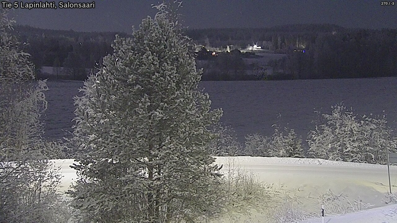 Weather Camera Image Road 5 Lapinlahti, Salonsaari, Lapinlahti, Pohjois-Savo
