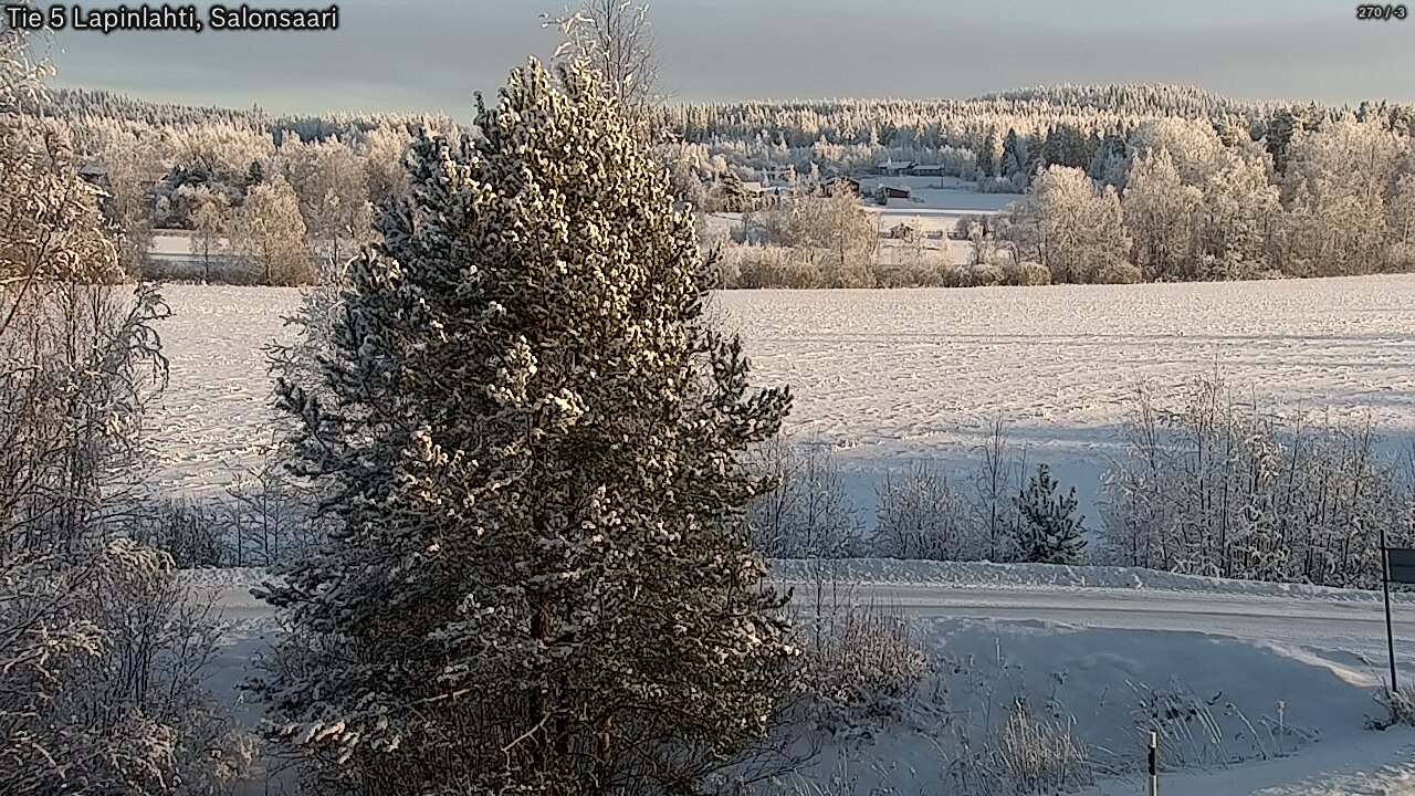 Weather Camera Image Road 5 Lapinlahti, Salonsaari, Lapinlahti, Pohjois-Savo