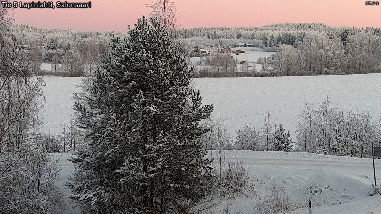 Weather Camera Image Road 5 Lapinlahti, Salonsaari, Lapinlahti, Pohjois-Savo