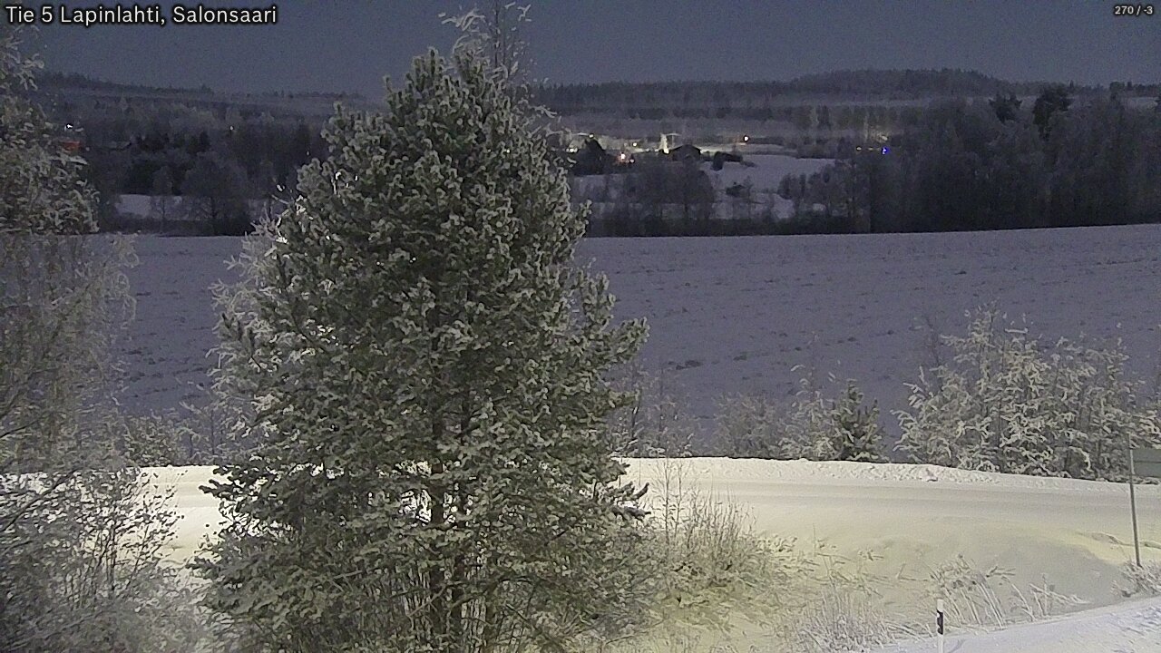 Weather Camera Image Road 5 Lapinlahti, Salonsaari, Lapinlahti, Pohjois-Savo
