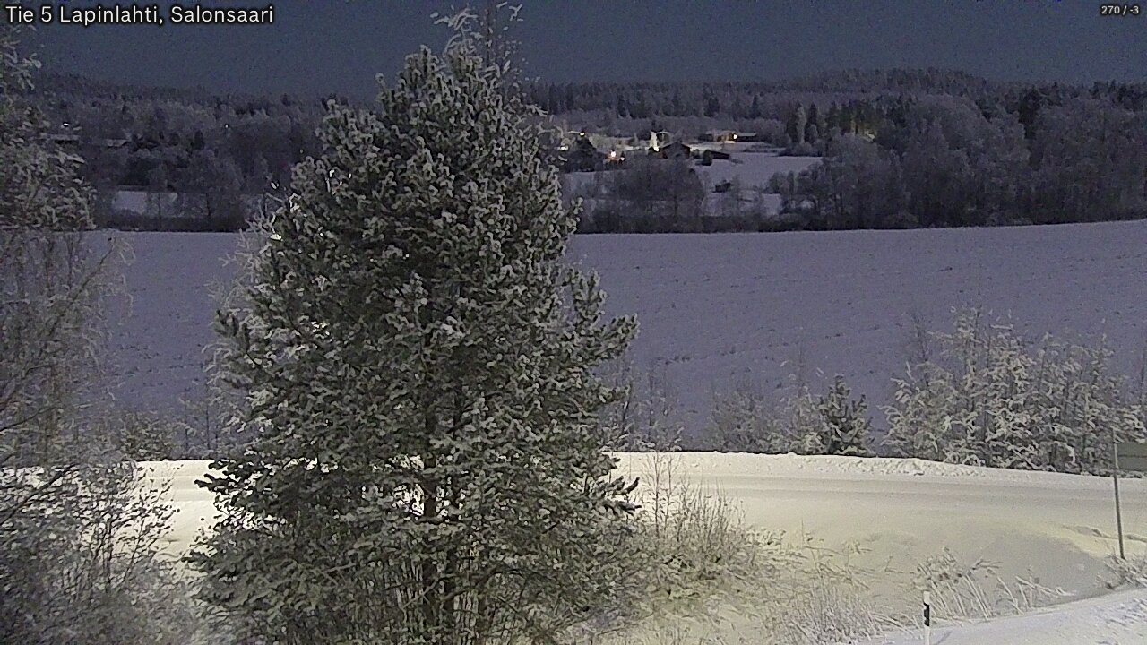 Weather Camera Image Road 5 Lapinlahti, Salonsaari, Lapinlahti, Pohjois-Savo