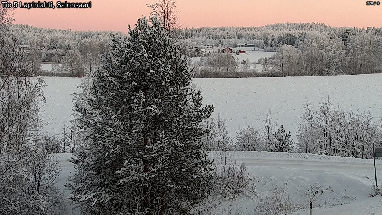 Weather Camera Image Road 5 Lapinlahti, Salonsaari, Lapinlahti, Pohjois-Savo