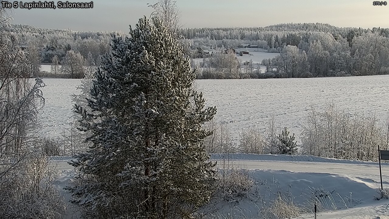 Weather Camera Image Road 5 Lapinlahti, Salonsaari, Lapinlahti, Pohjois-Savo
