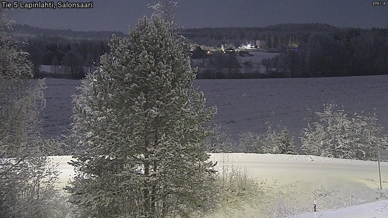 Weather Camera Image Road 5 Lapinlahti, Salonsaari, Lapinlahti, Pohjois-Savo