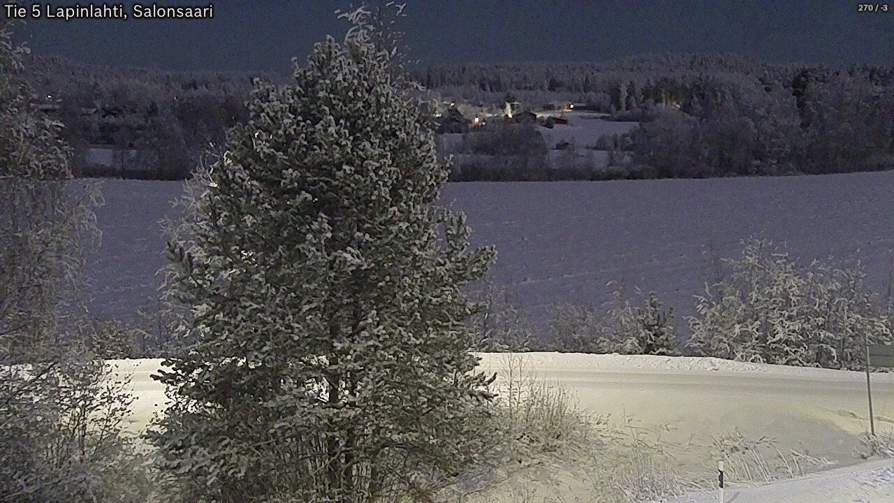 Weather Camera Image Road 5 Lapinlahti, Salonsaari, Lapinlahti, Pohjois-Savo