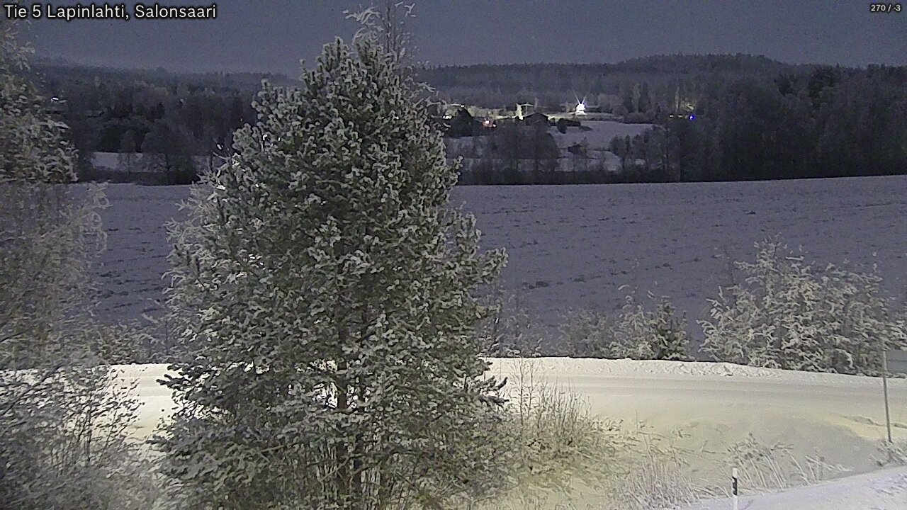 Weather Camera Image Road 5 Lapinlahti, Salonsaari, Lapinlahti, Pohjois-Savo