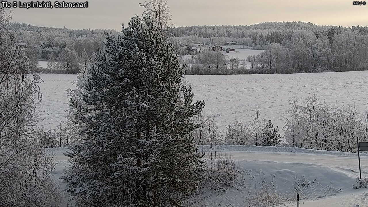 Weather Camera Image Road 5 Lapinlahti, Salonsaari, Lapinlahti, Pohjois-Savo