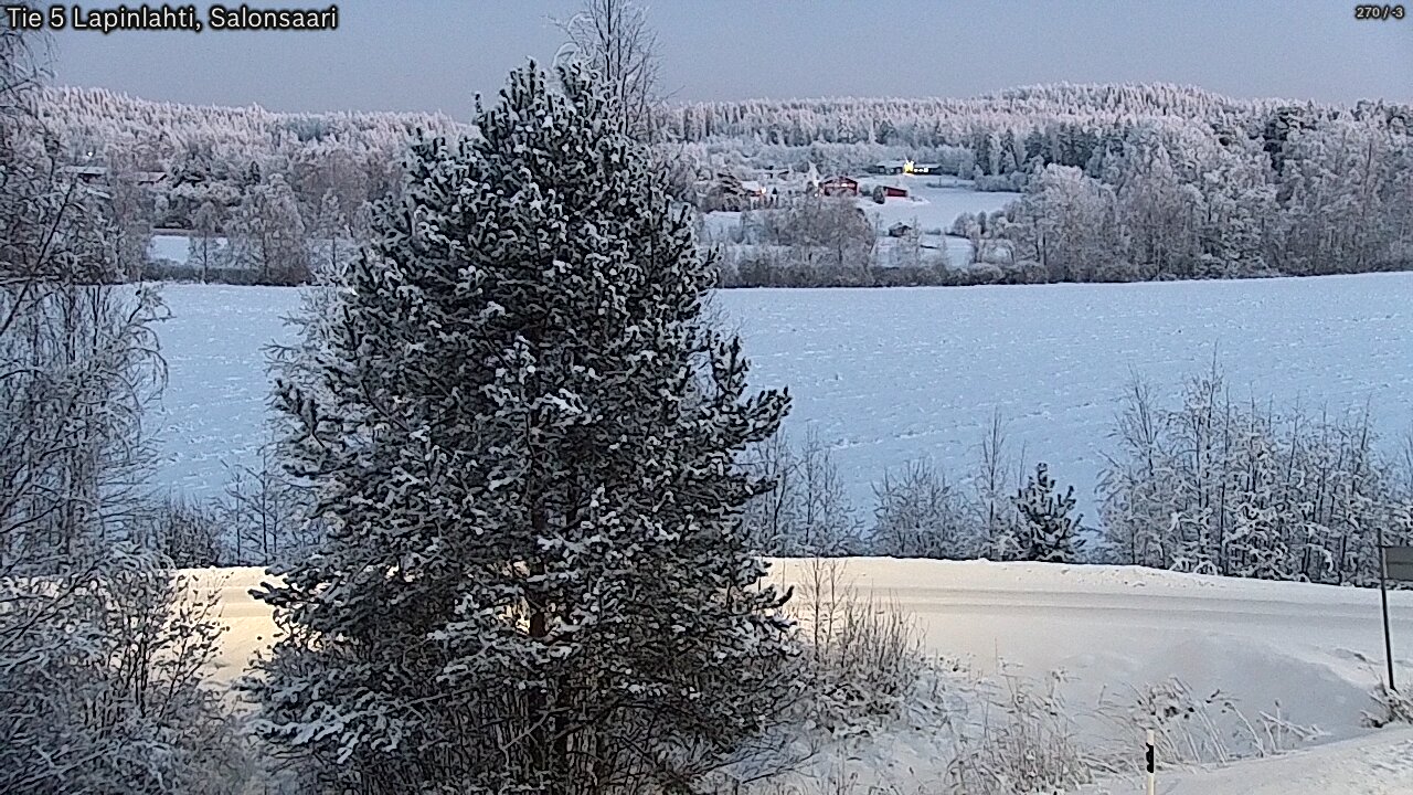 Weather Camera Image Road 5 Lapinlahti, Salonsaari, Lapinlahti, Pohjois-Savo