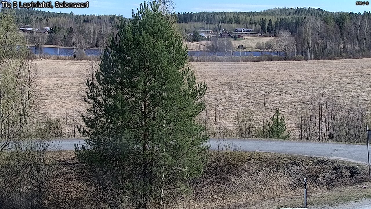 Weather Camera Image Road 5 Lapinlahti, Salonsaari, Lapinlahti, Pohjois-Savo