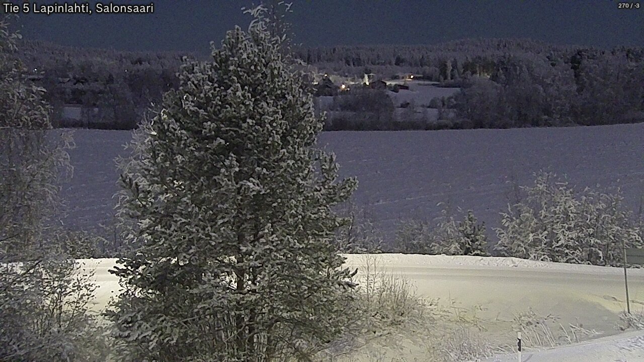 Weather Camera Image Road 5 Lapinlahti, Salonsaari, Lapinlahti, Pohjois-Savo