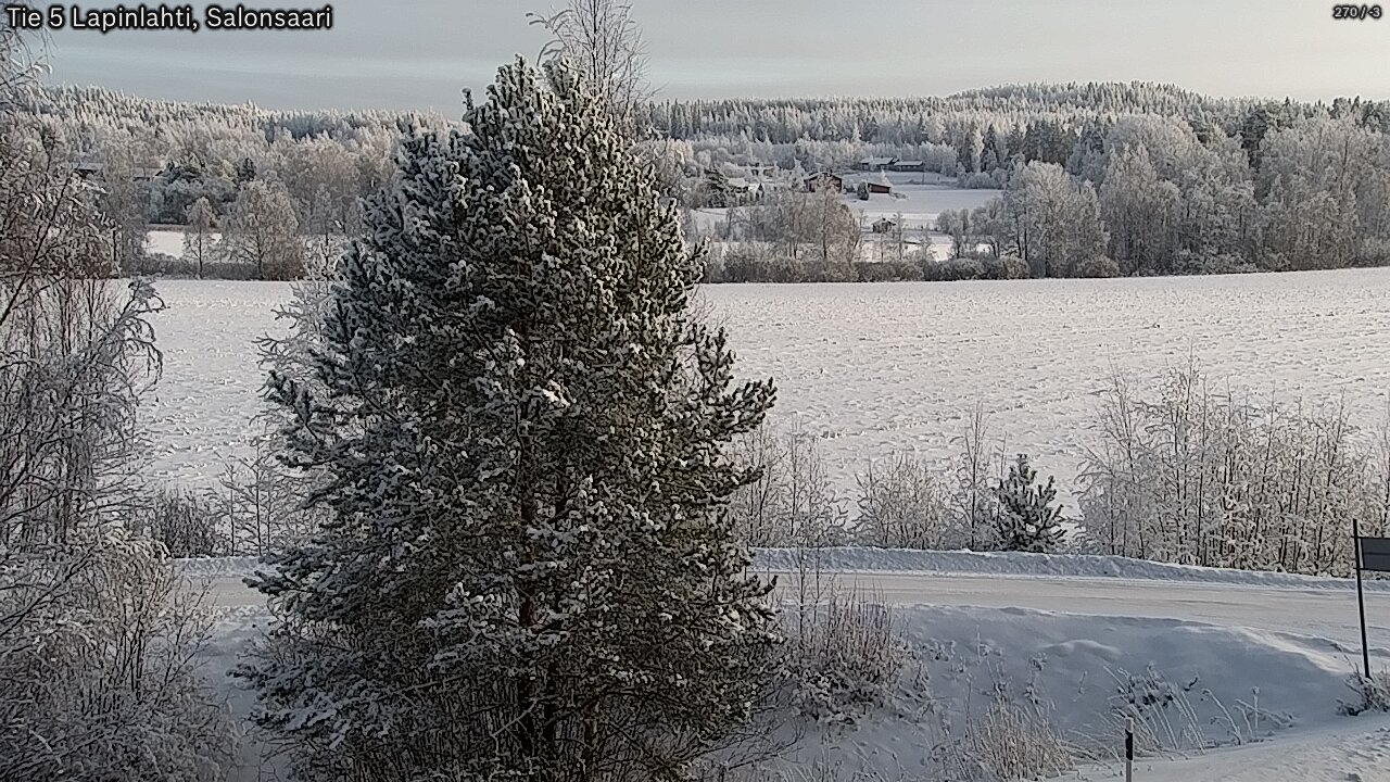 Weather Camera Image Road 5 Lapinlahti, Salonsaari, Lapinlahti, Pohjois-Savo