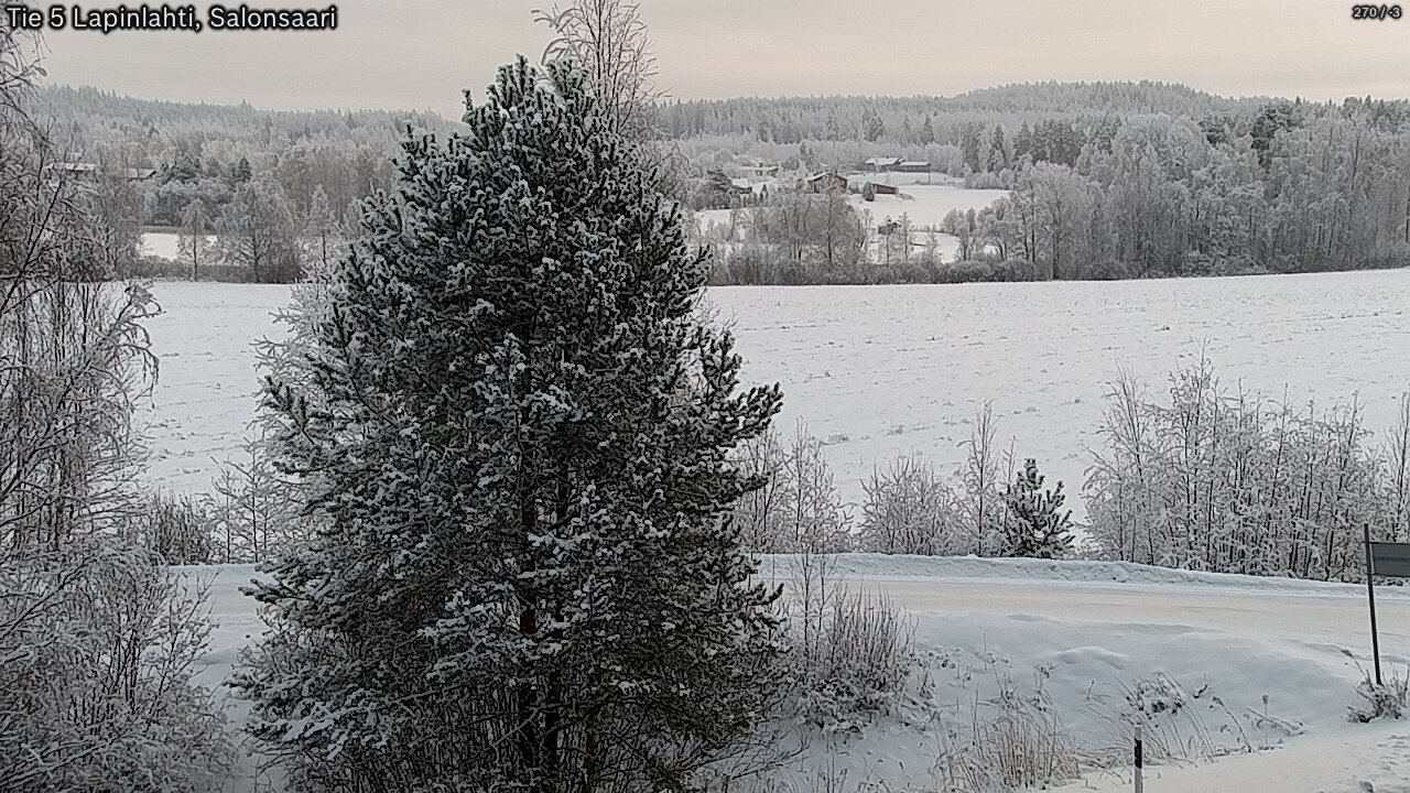 Weather Camera Image Road 5 Lapinlahti, Salonsaari, Lapinlahti, Pohjois-Savo