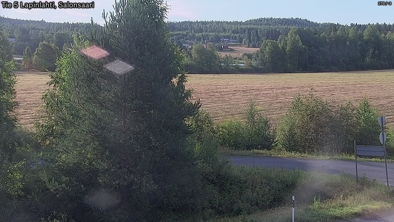 Weather Camera Image Road 5 Lapinlahti, Salonsaari, Lapinlahti, Pohjois-Savo