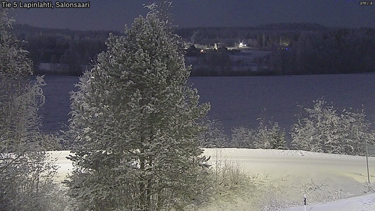 Weather Camera Image Road 5 Lapinlahti, Salonsaari, Lapinlahti, Pohjois-Savo