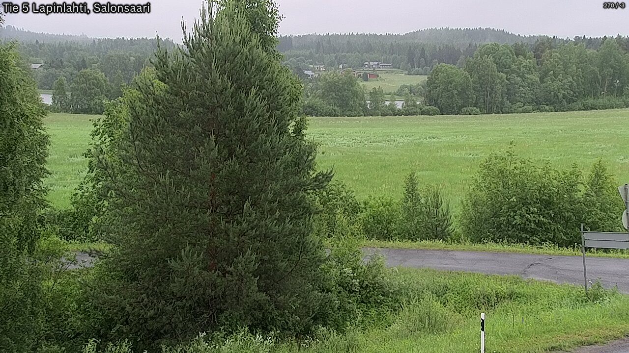 Weather Camera Image Road 5 Lapinlahti, Salonsaari, Lapinlahti, Pohjois-Savo