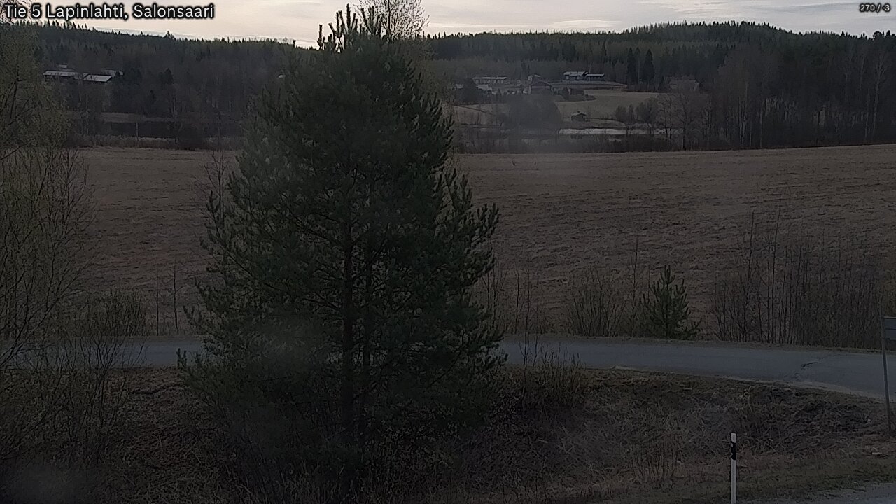 Weather Camera Image Road 5 Lapinlahti, Salonsaari, Lapinlahti, Pohjois-Savo