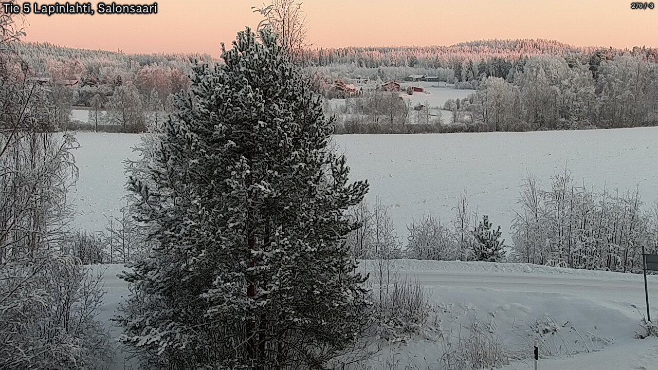 Weather Camera Image Road 5 Lapinlahti, Salonsaari, Lapinlahti, Pohjois-Savo