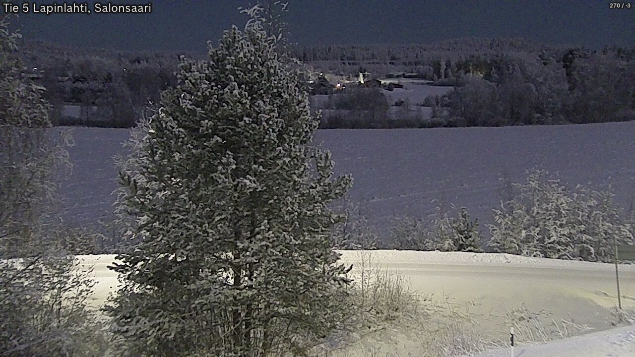 Weather Camera Image Road 5 Lapinlahti, Salonsaari, Lapinlahti, Pohjois-Savo