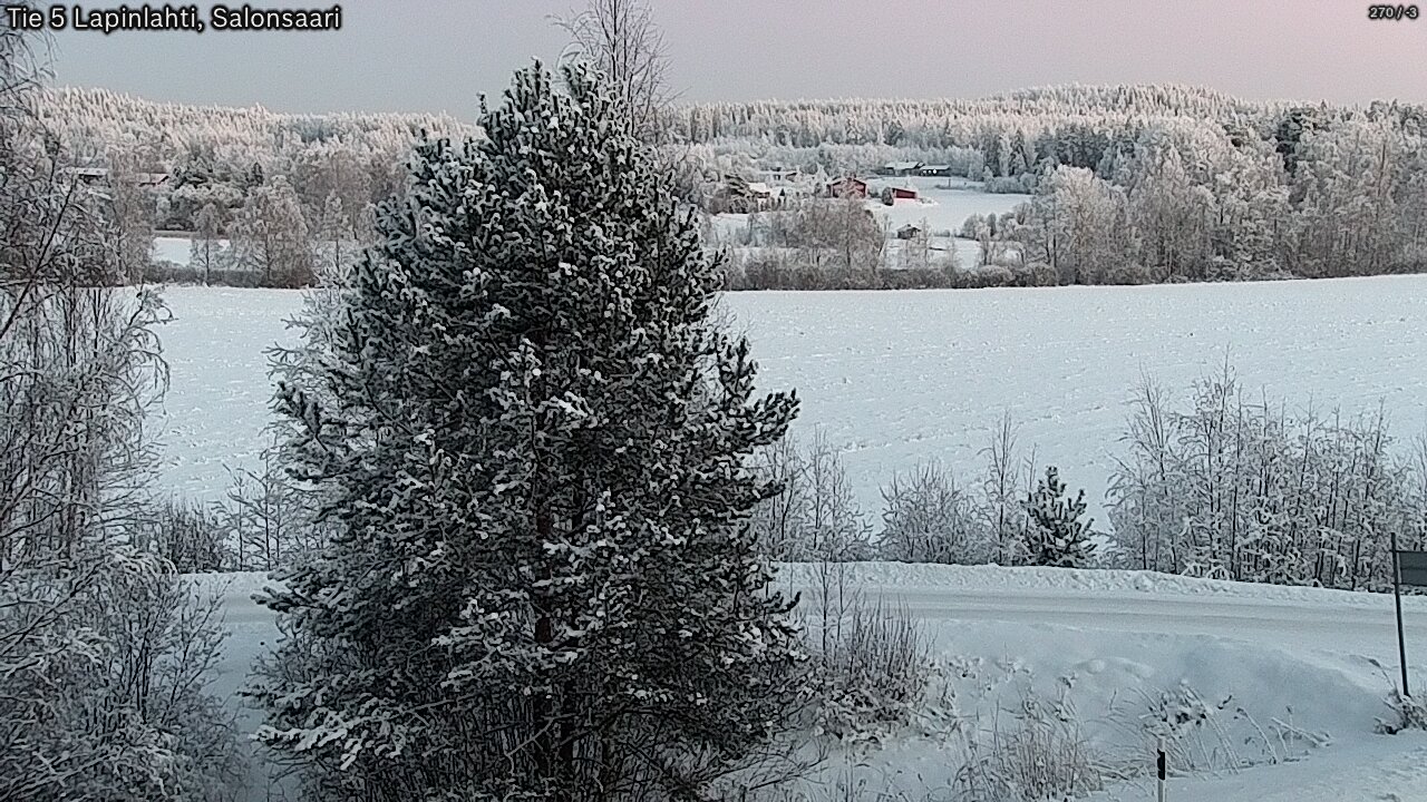 Weather Camera Image Road 5 Lapinlahti, Salonsaari, Lapinlahti, Pohjois-Savo