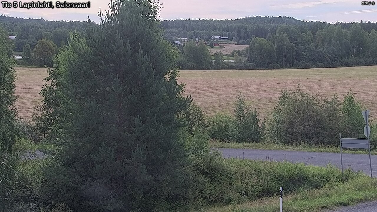Weather Camera Image Väg 5 Lapinlax, Salonsaari, Lapinlahti, Pohjois-Savo