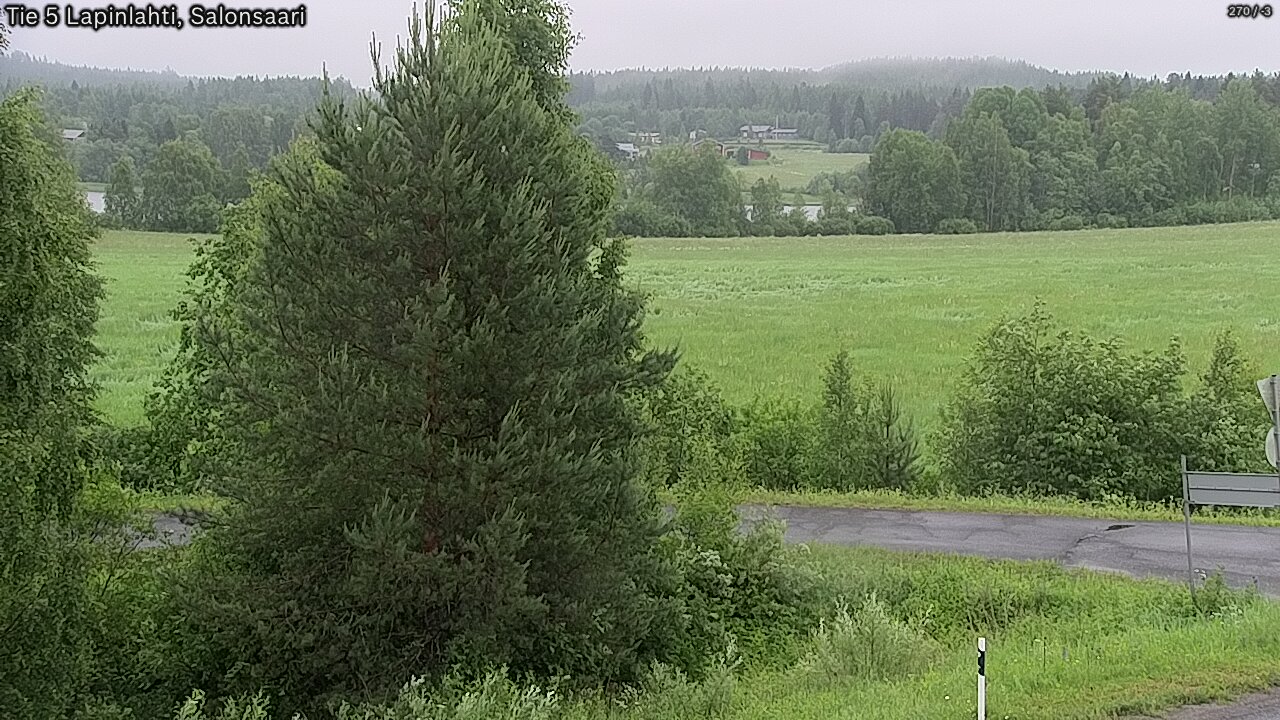 Weather Camera Image Road 5 Lapinlahti, Salonsaari, Lapinlahti, Pohjois-Savo